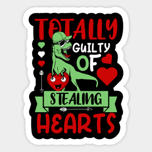 Totally guilty of stealing hearts Sticker